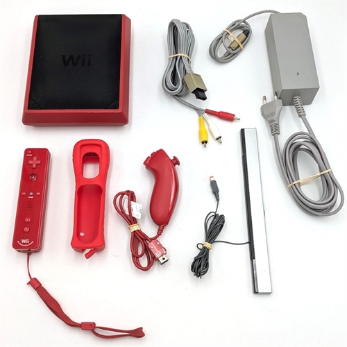 Nintendo Wii Mini Konsol - Rød - SNR HEF103695004 (B Grade) (Genbrug)